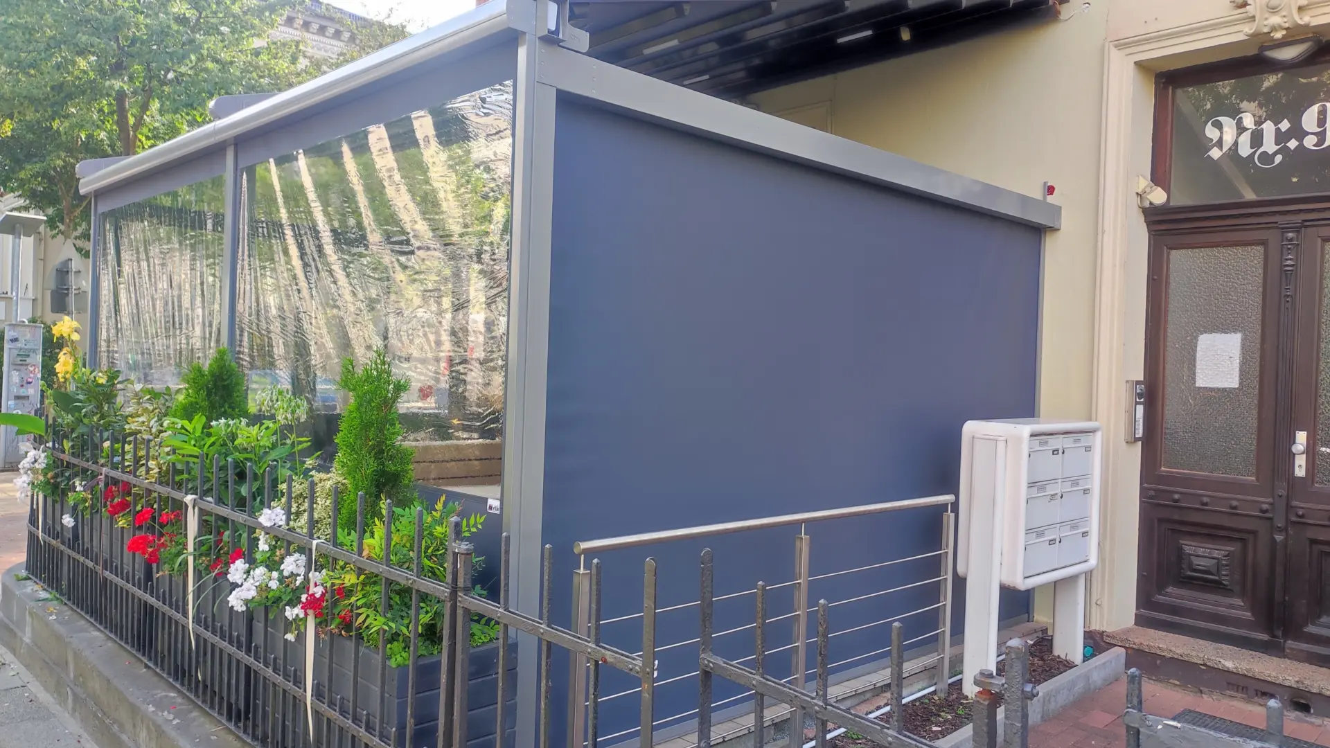 Foto Senkrechttuch mit Folie Beyer 1